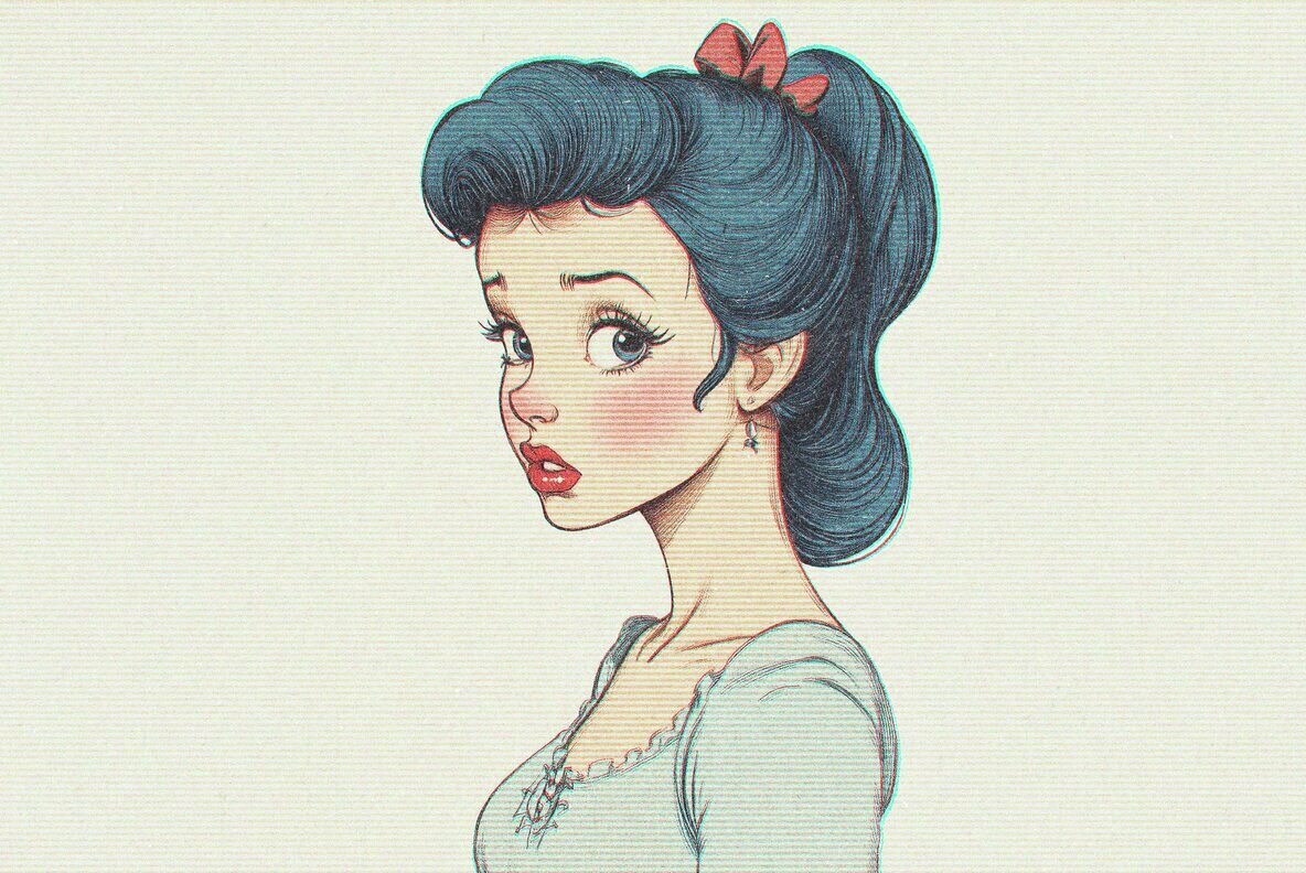 Old Screen Print Design Effect 7