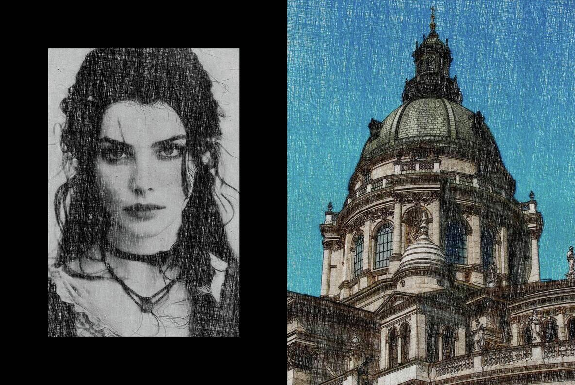 Pencil Sketch Photo Effect 4