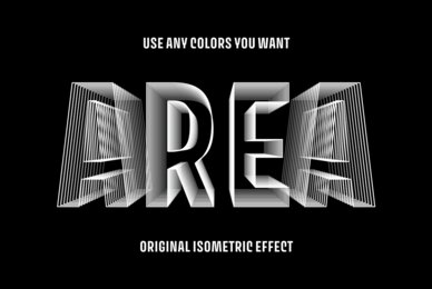 Isometric Text Effect