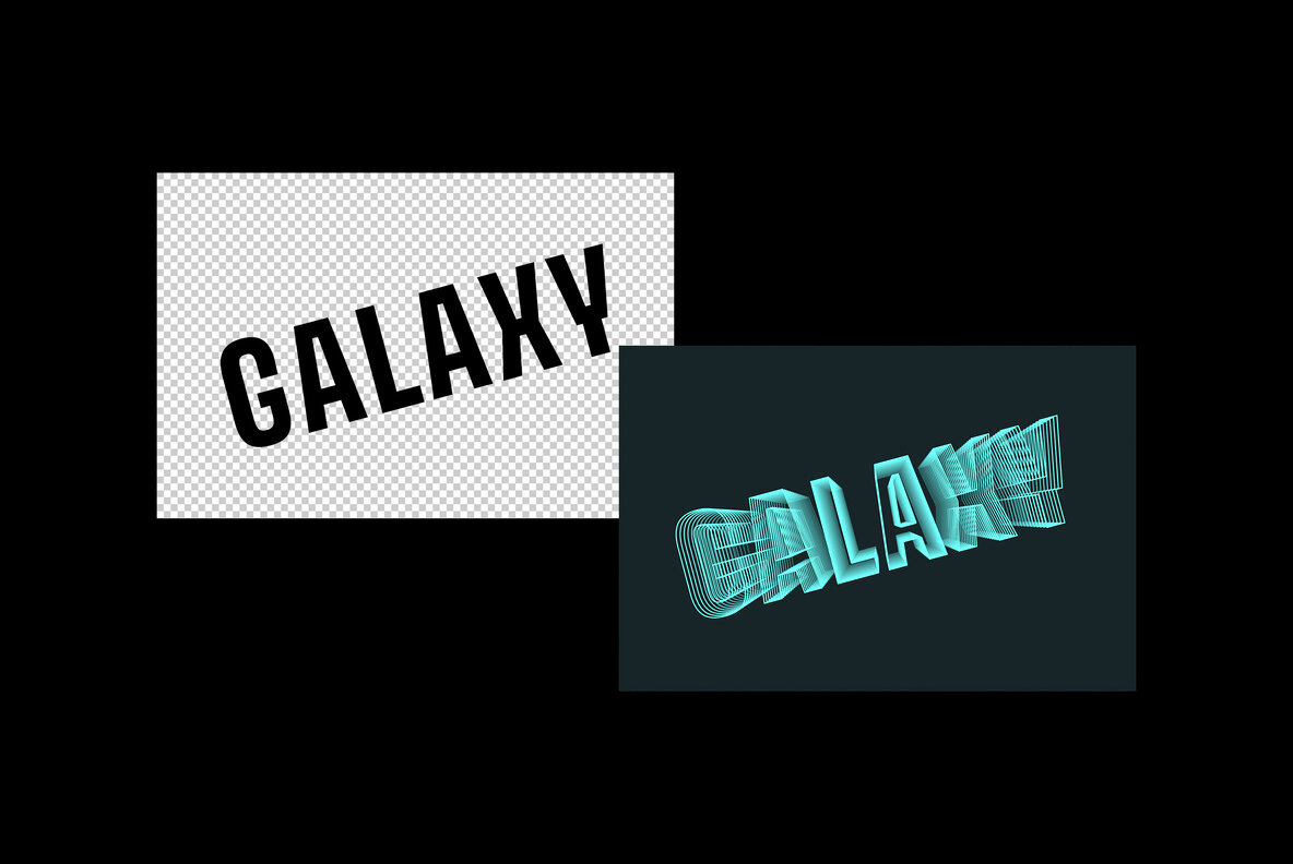 Isometric Text Effect 4