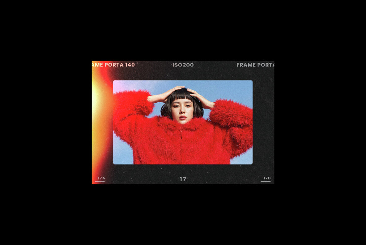 Retro Film Frames Mockups 3