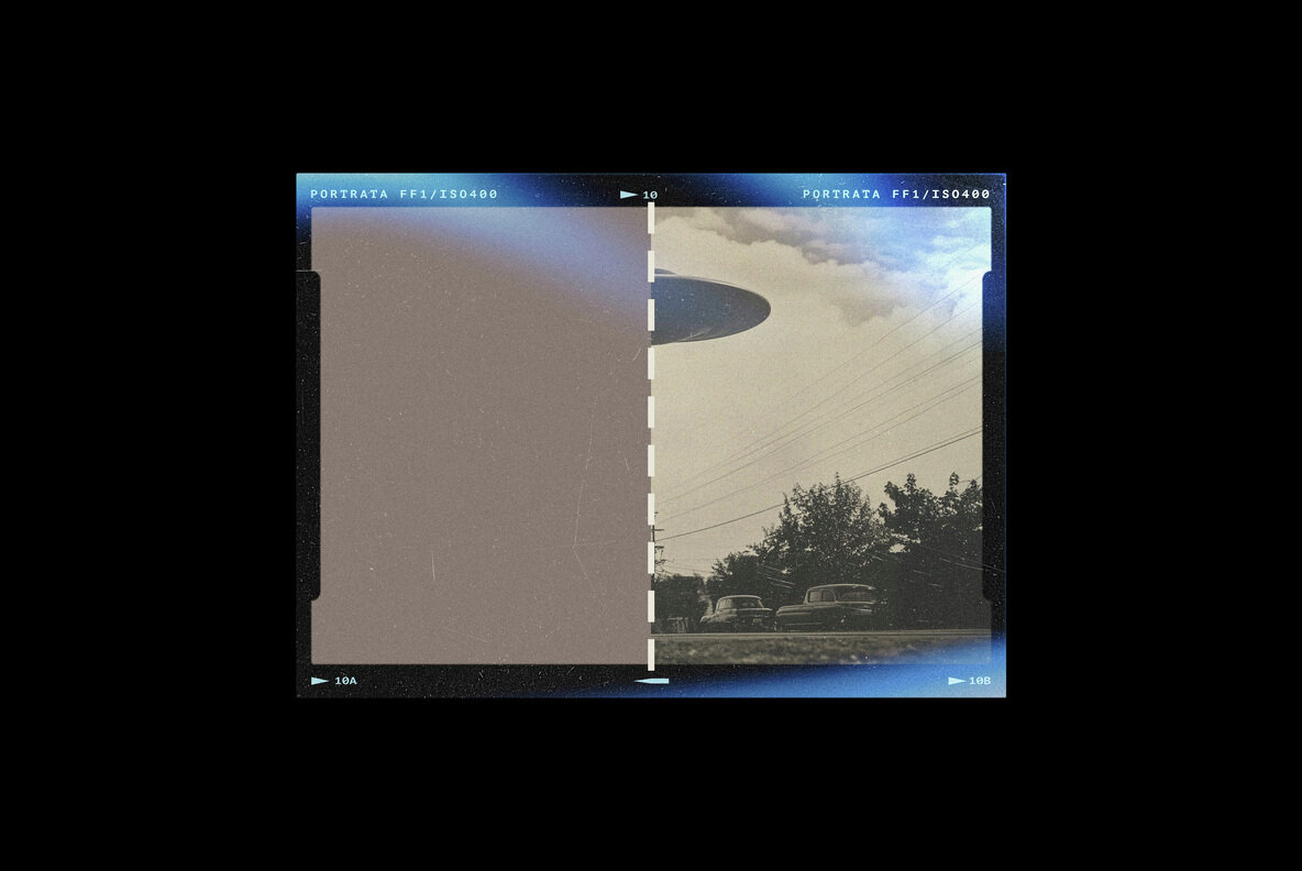 Vintage Film Frames Mockups 8