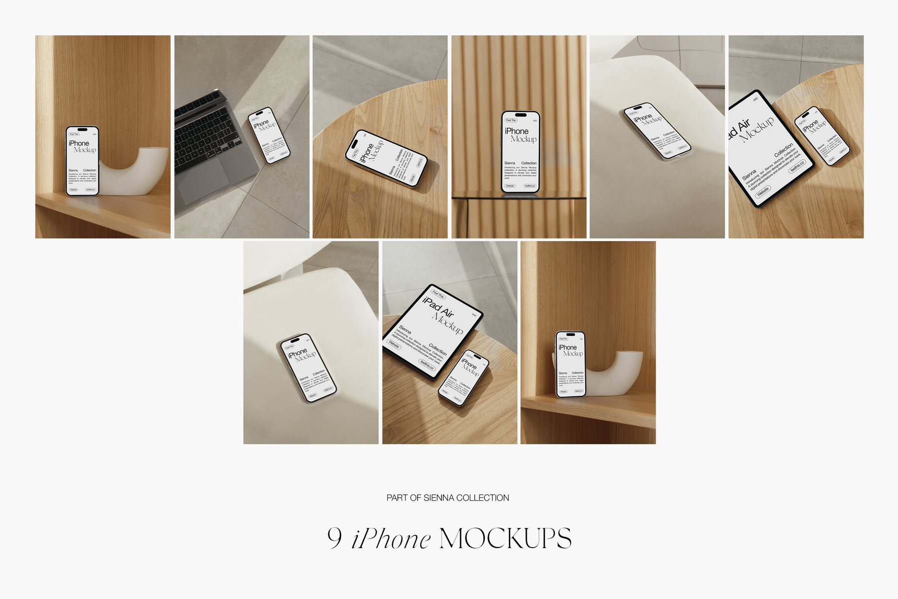 Realistic iPhone Mockups for Photoshop PSD 5