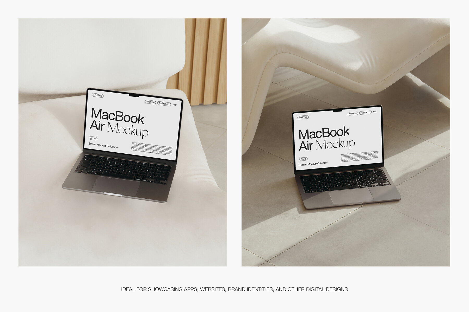 MacBook Air Mockups for Photoshop PSD 3