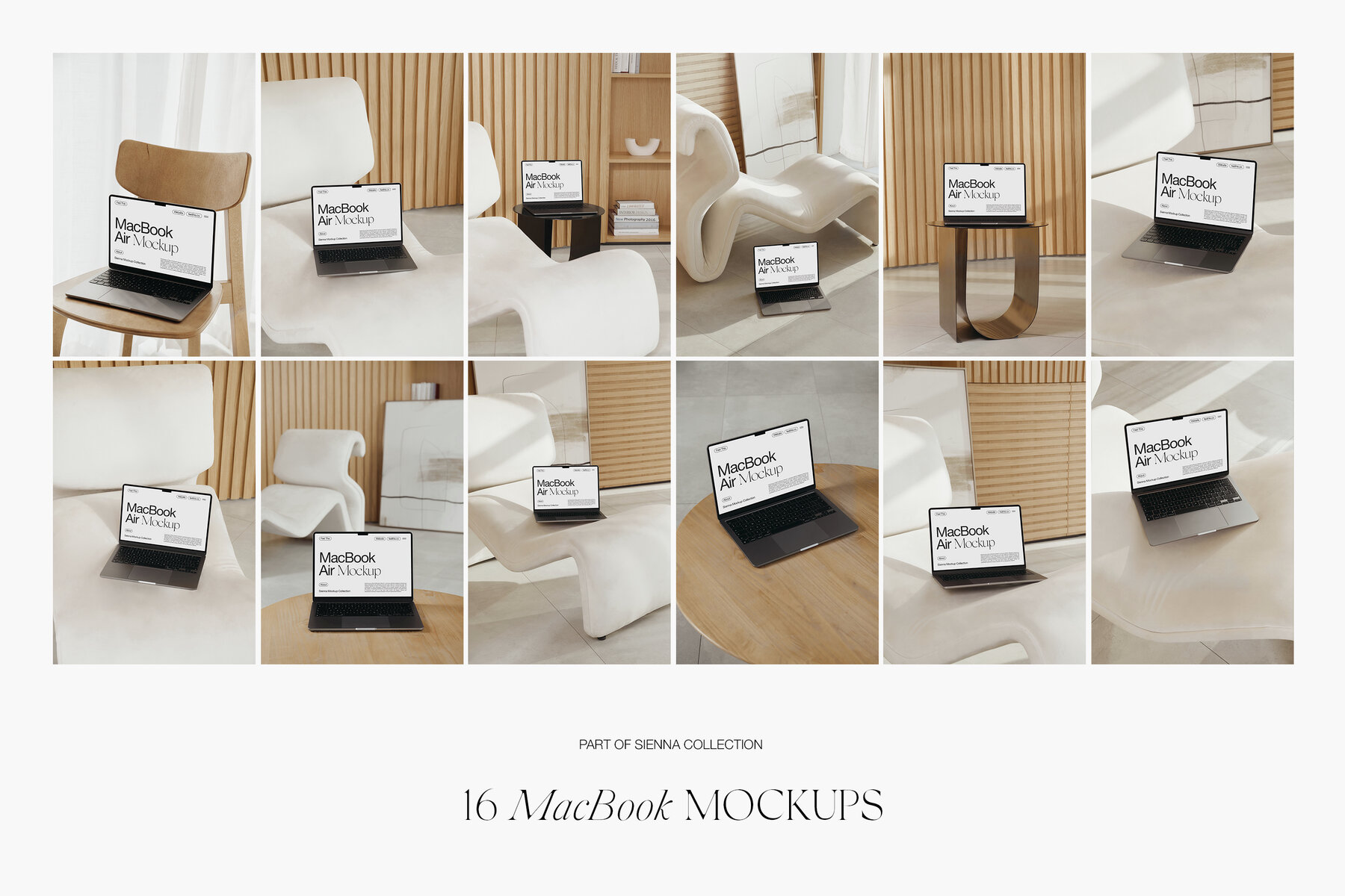 MacBook Air Mockups for Photoshop PSD 8