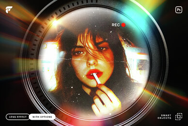 Fish Eye Camera Lens Photo Effect