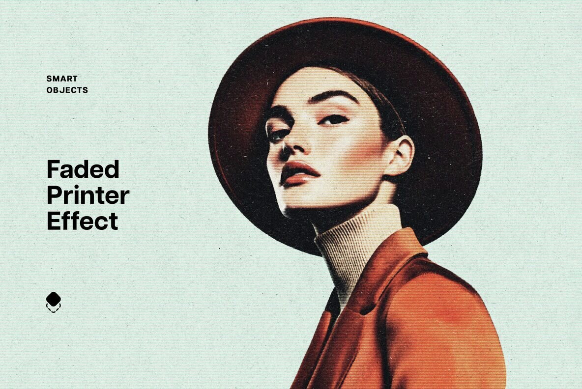 Faded Printer Photo Effect 1