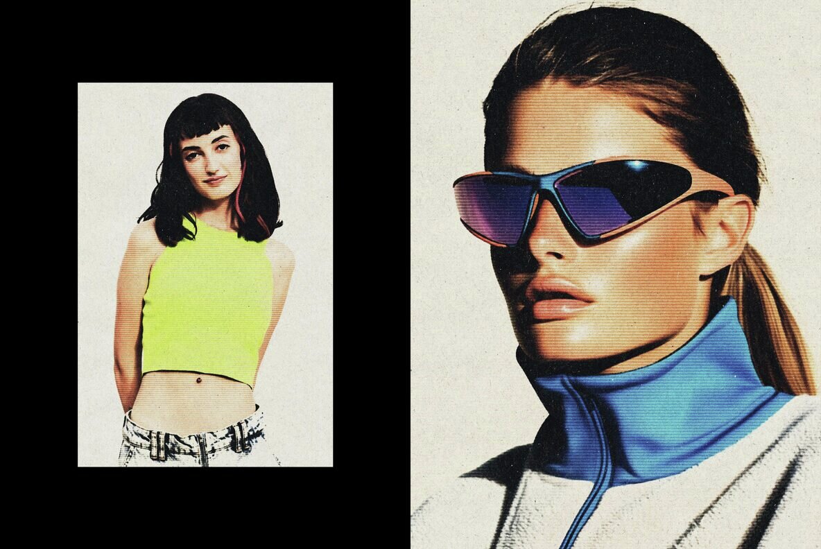 Faded Printer Photo Effect 6