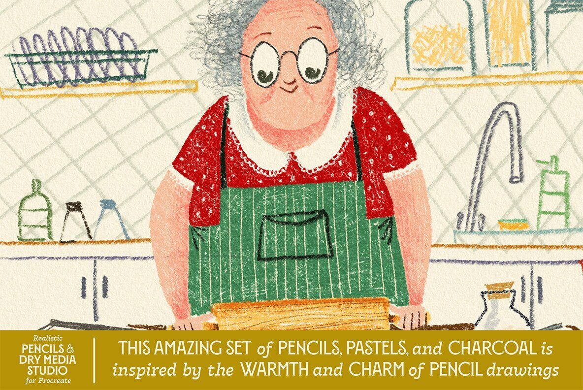 VVDS Realistic Pencils   Dry Media Studio for Procreate 2