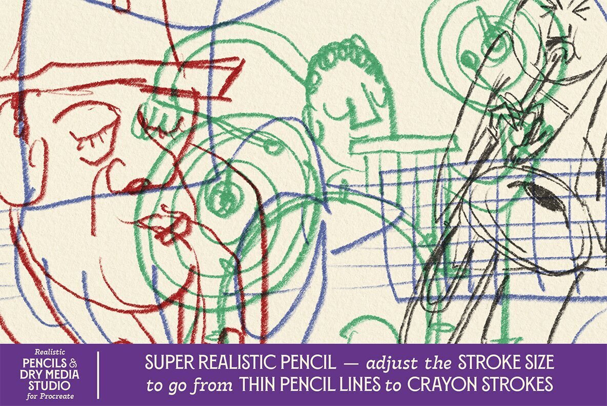 VVDS Realistic Pencils   Dry Media Studio for Procreate 3