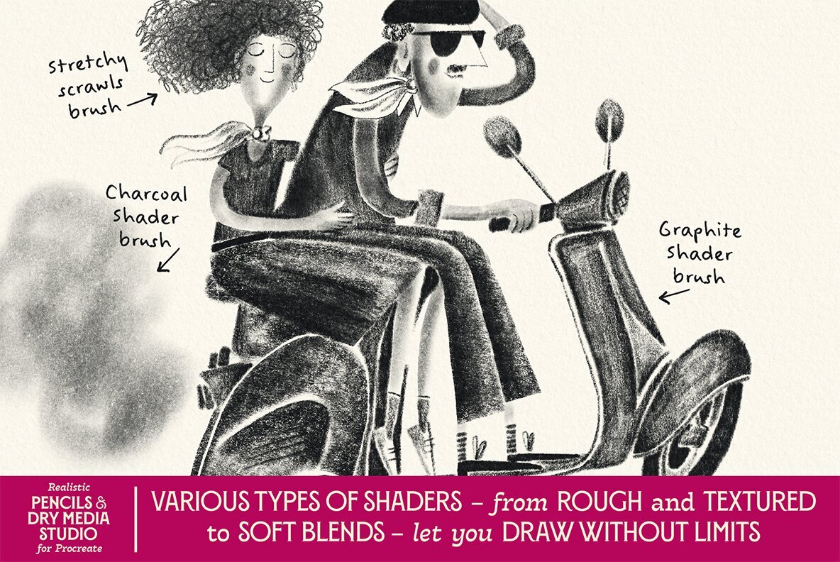 VVDS Realistic Pencils   Dry Media Studio for Procreate 4