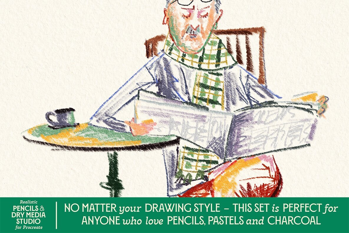 VVDS Realistic Pencils   Dry Media Studio for Procreate 5