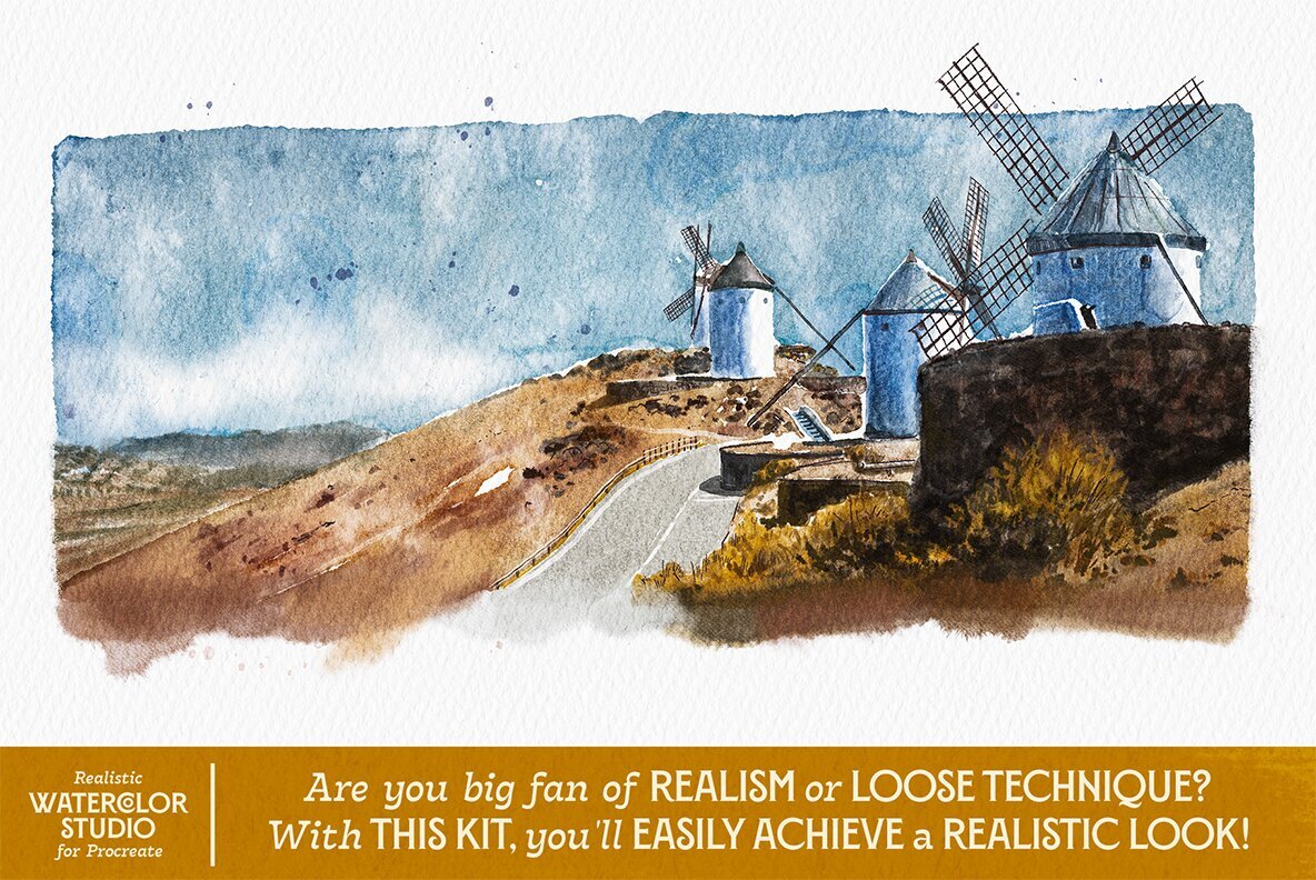 VVDS Realistic Watercolor Studio for Procreate 5