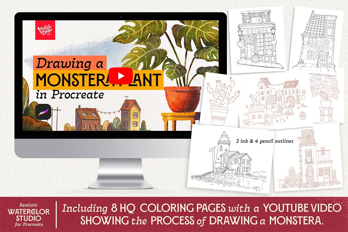 VVDS Realistic Watercolor Studio for Procreate 8