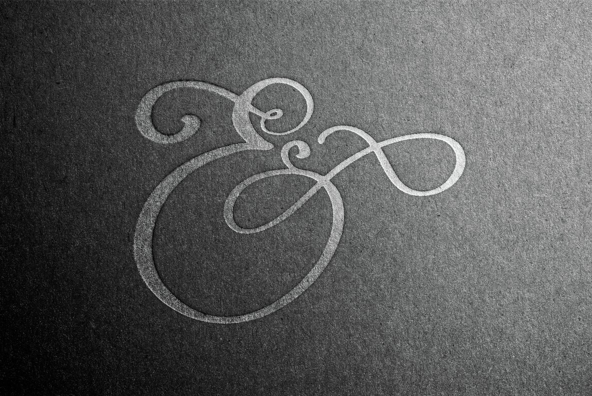 Craft Embossed Paper Logo Mockup 2