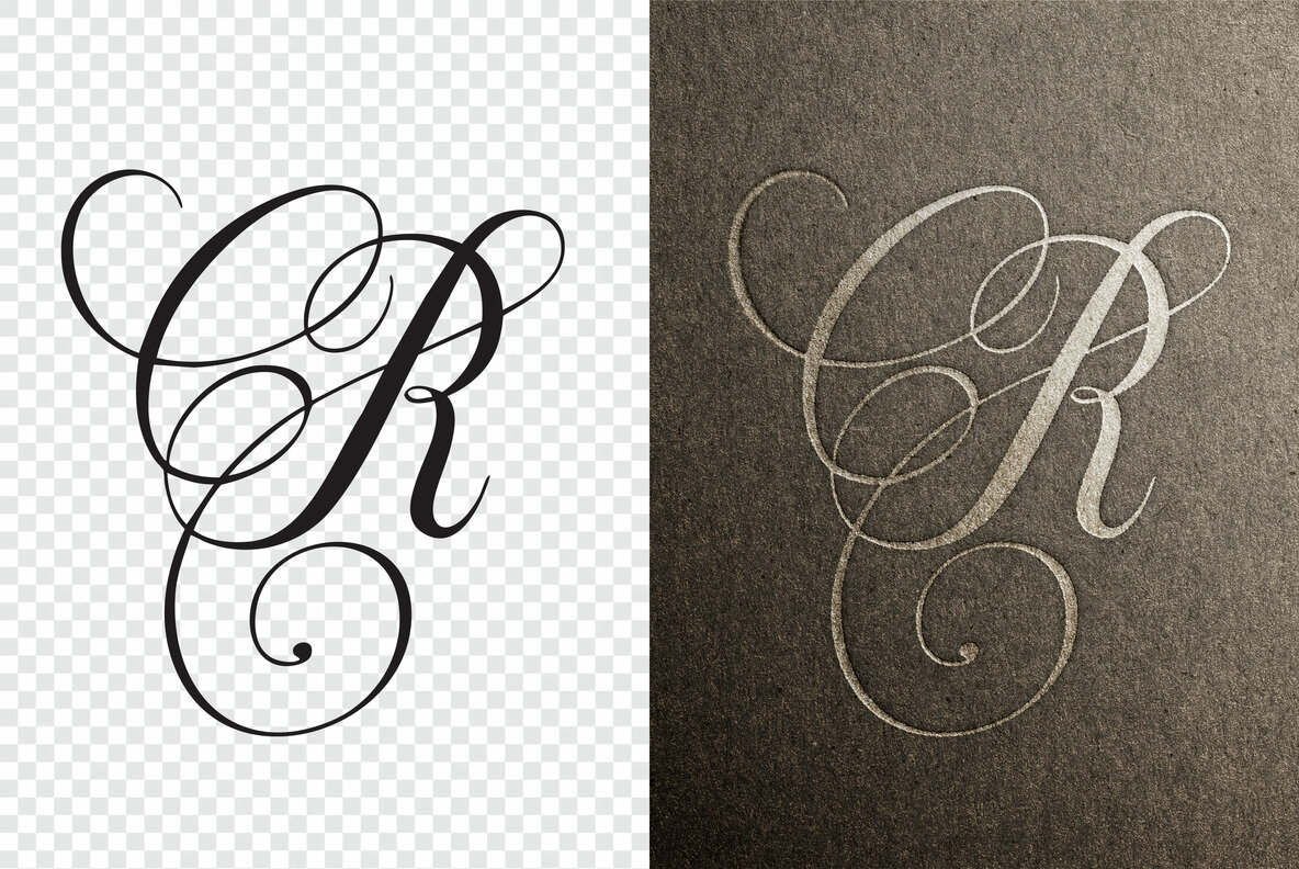 Craft Embossed Paper Logo Mockup 5