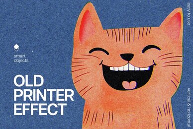 Old Printer Effect