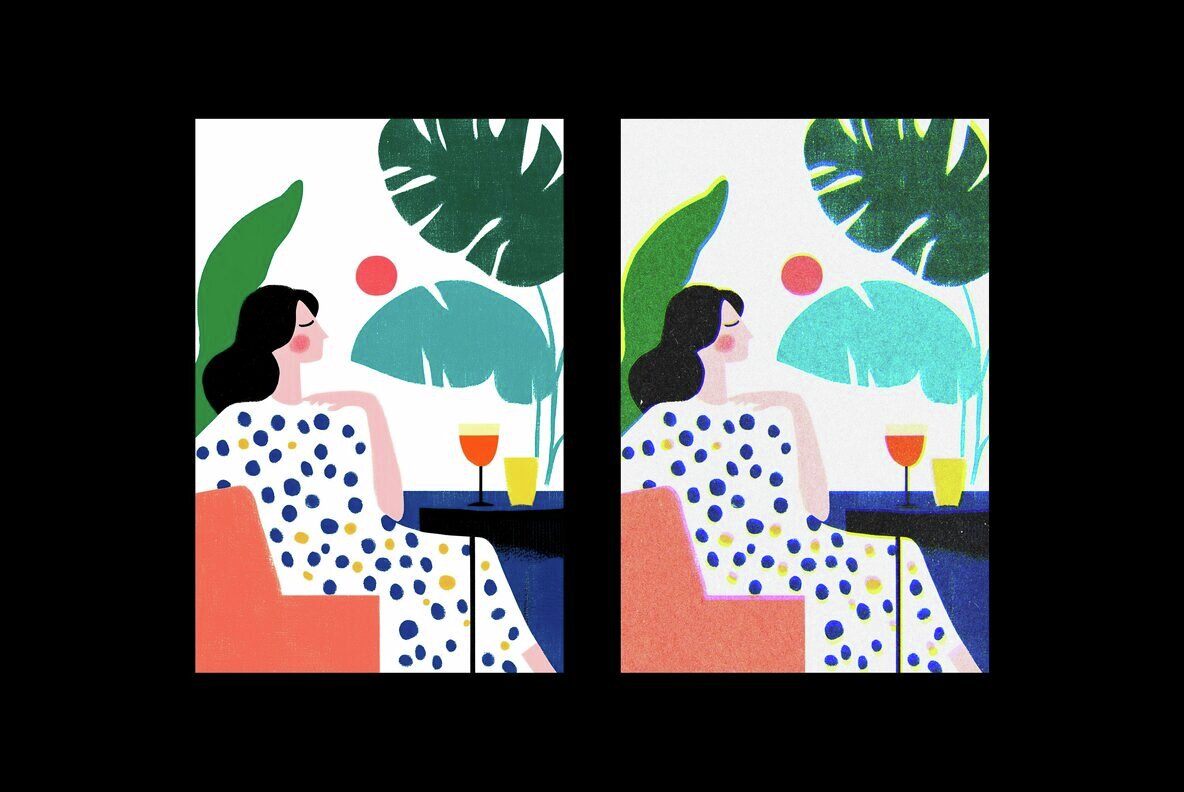 Old Printer Effect 4