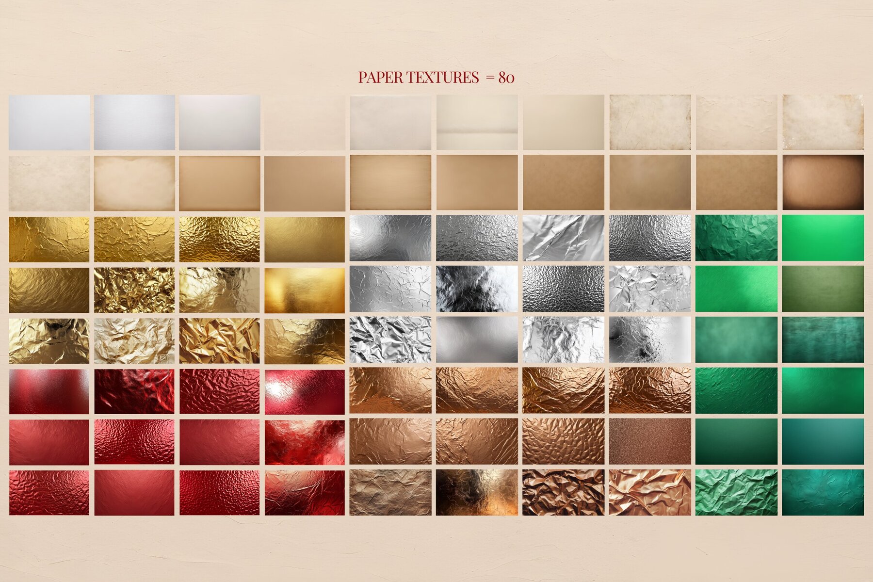 Festive Paper Collage Pack 8