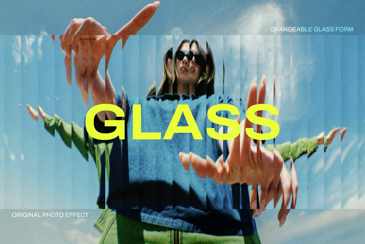 Fractured Glass Photo Effect 1