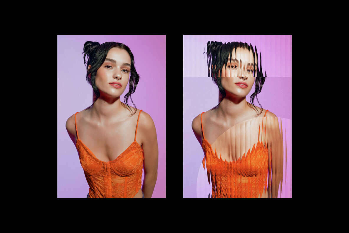 Fractured Glass Photo Effect 2