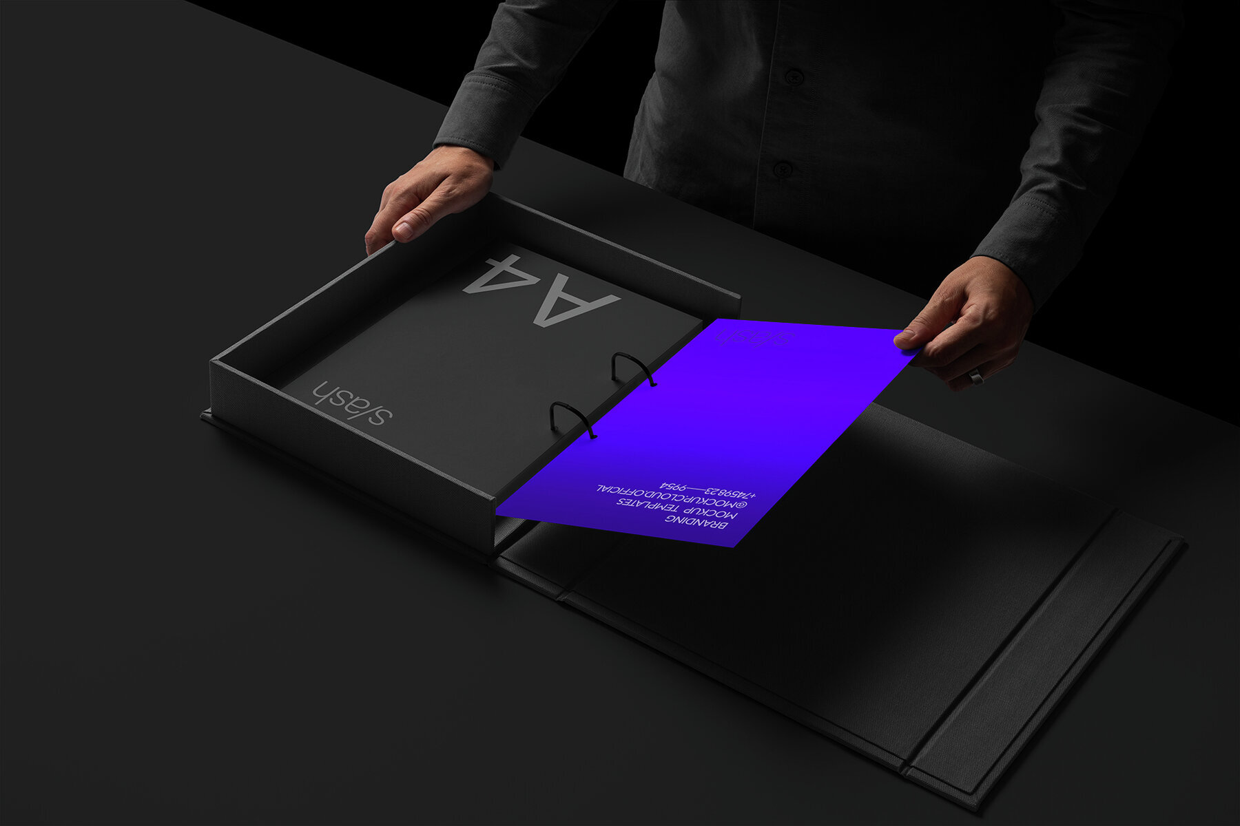 Binder Box Branding Mockup 3