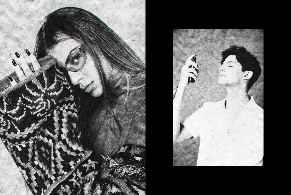 Vintage Paper Printer Design Effect 2