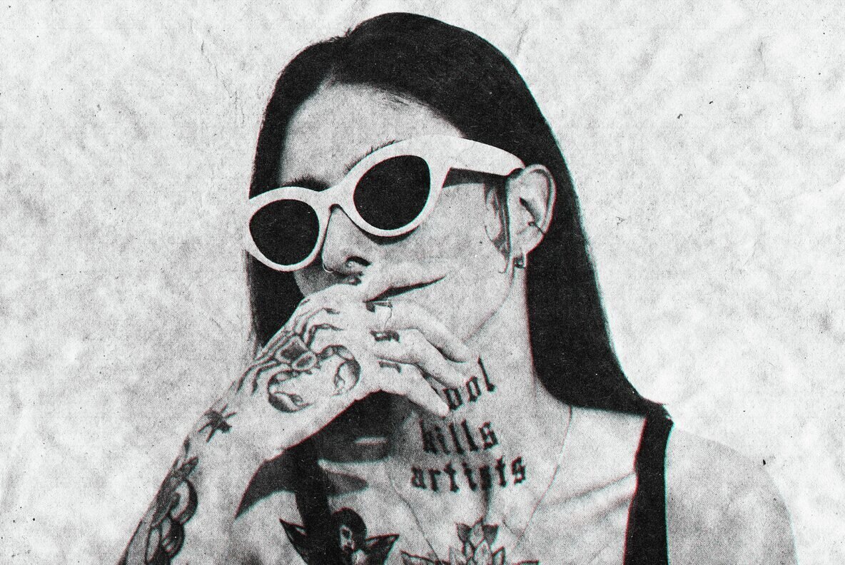 Vintage Paper Printer Design Effect 3