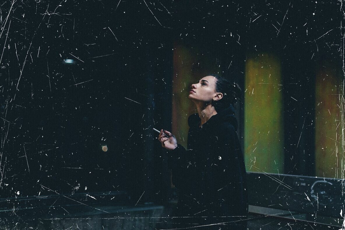 Black Dusty Textures Pack 3