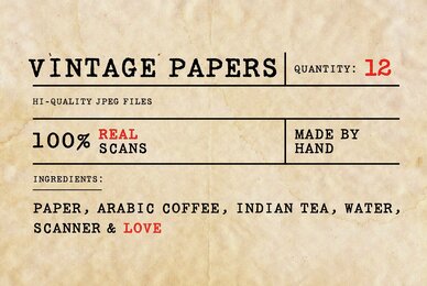 Vintage Paper Textures Pack