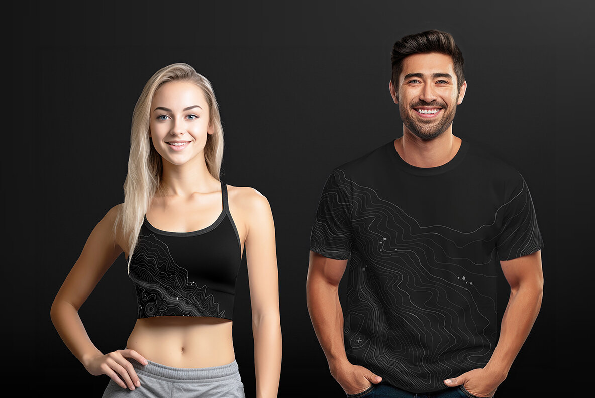 55 Vector Topographic Maps Bundle 7