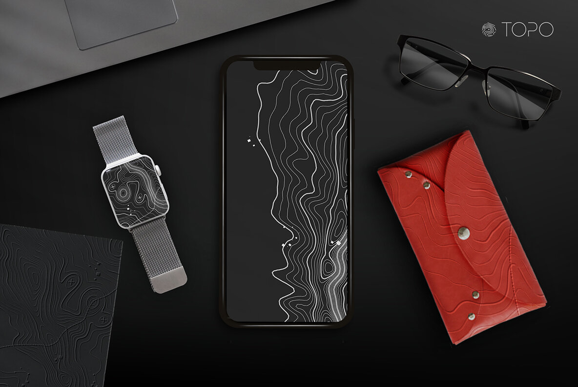 55 Vector Topographic Maps Bundle 8