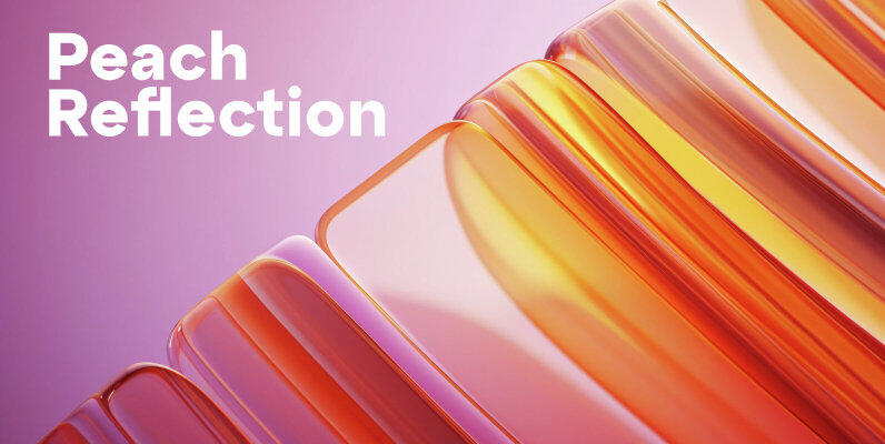 Peach Reflection
