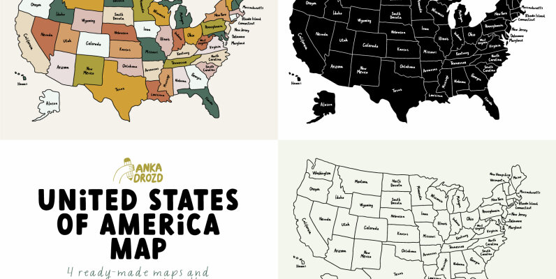United States of America Map