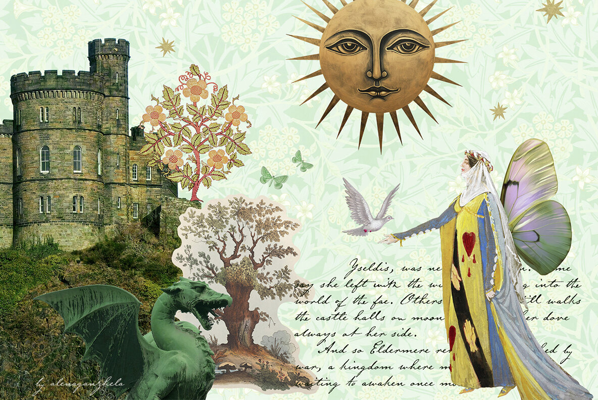 Medieval Fantasy   Scrapbooking Collage Set 6