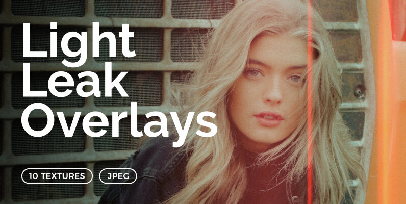 Light Leaks Photo Overlays