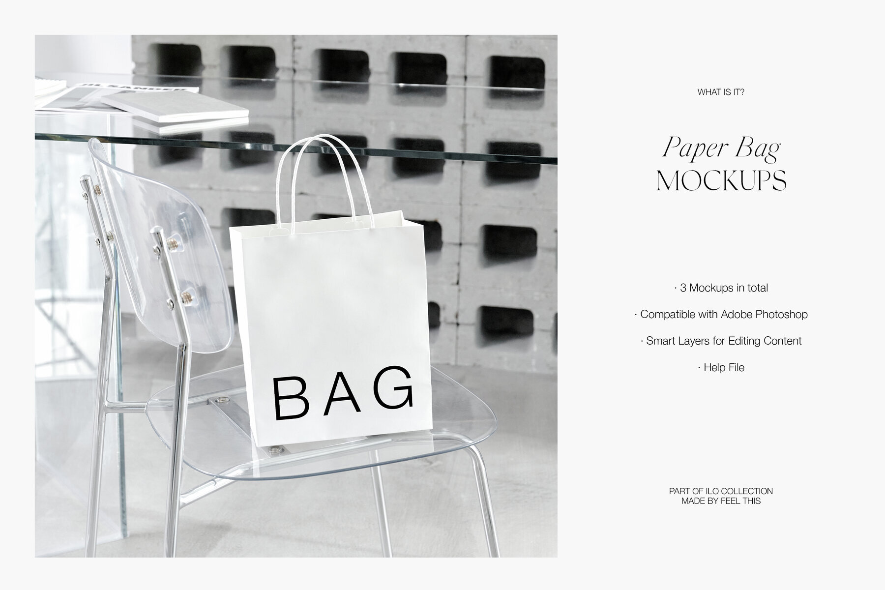 Paper Bag Mockups for Photoshop PSD 2