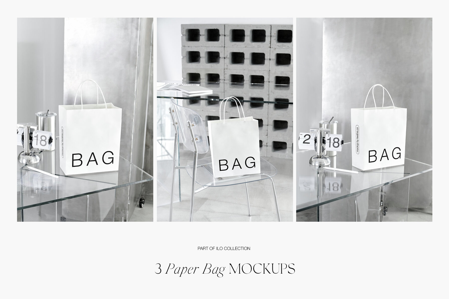 Paper Bag Mockups for Photoshop PSD 5
