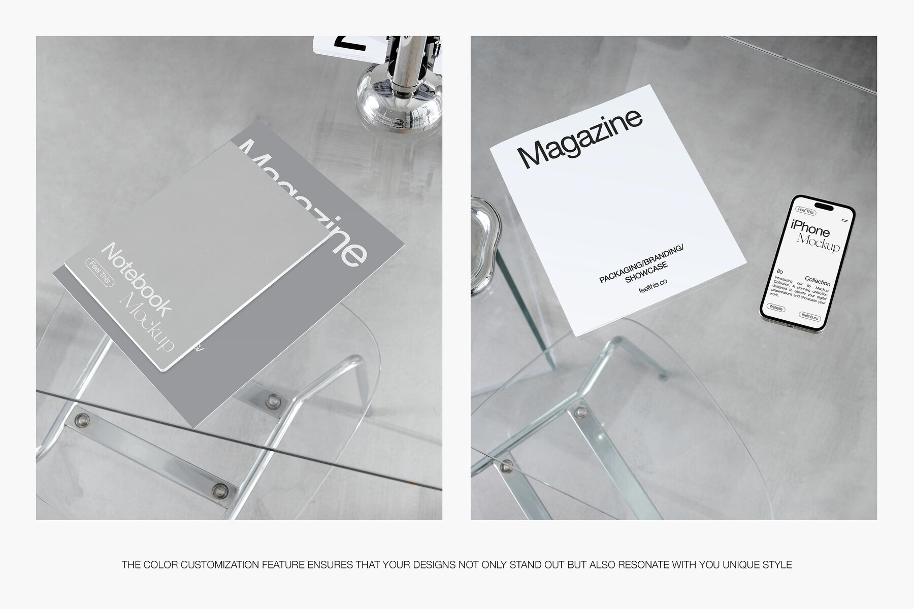 Magazine Notebook iPhone and iPad Mockups for Photoshop PSD 3