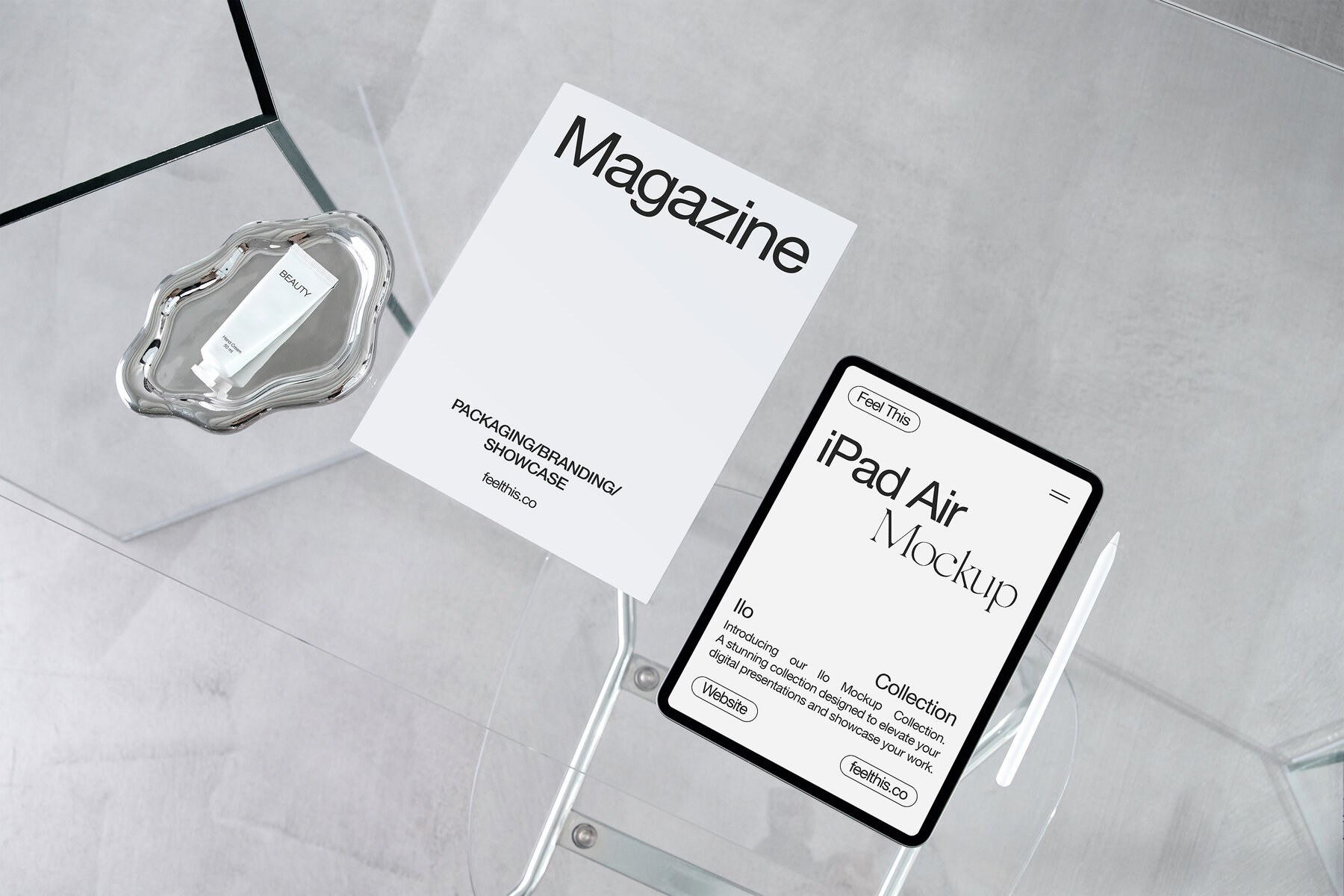 Magazine Notebook iPhone and iPad Mockups for Photoshop PSD 4