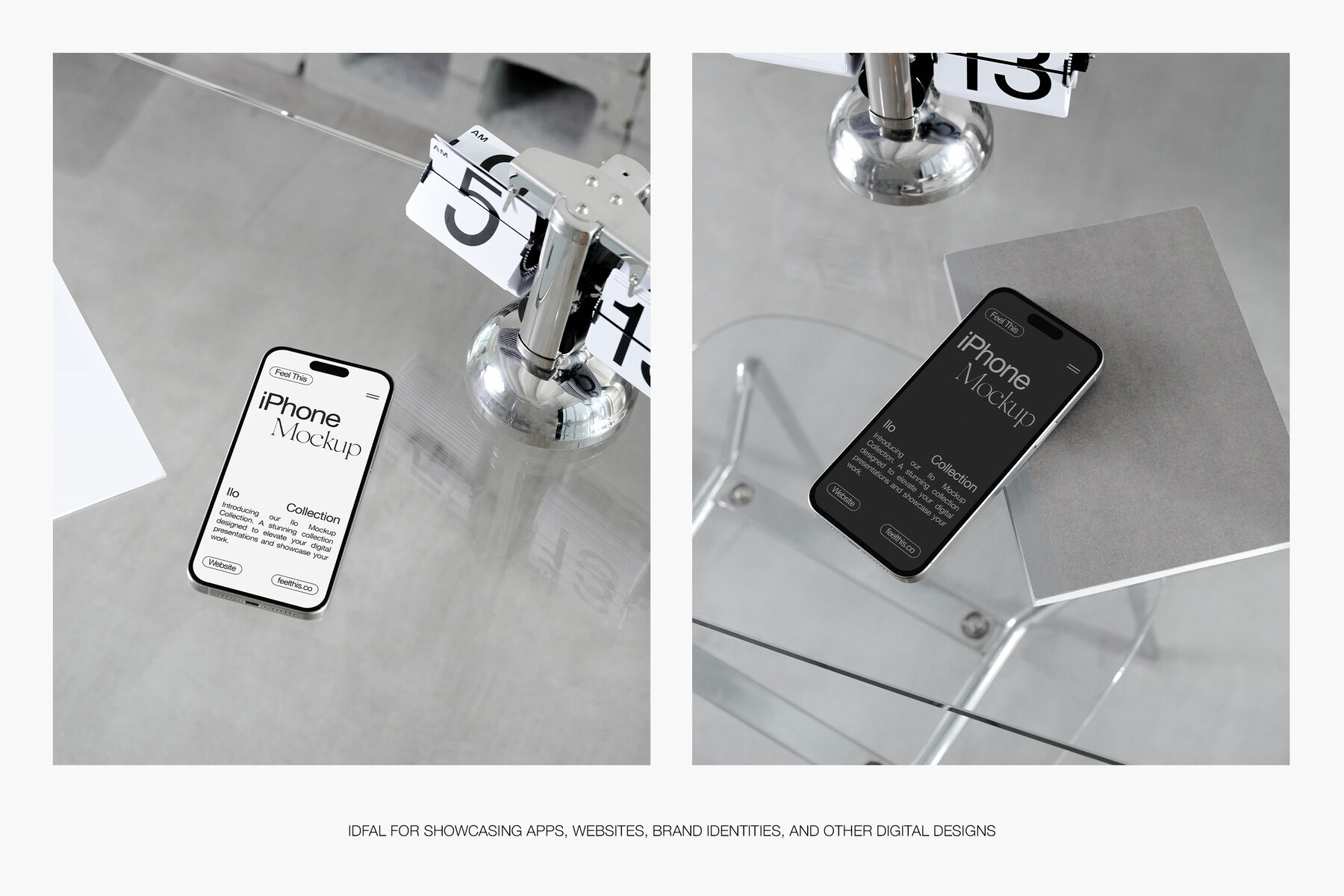 iPhone Magazine and iPad Mockups for Photoshop PSD 3