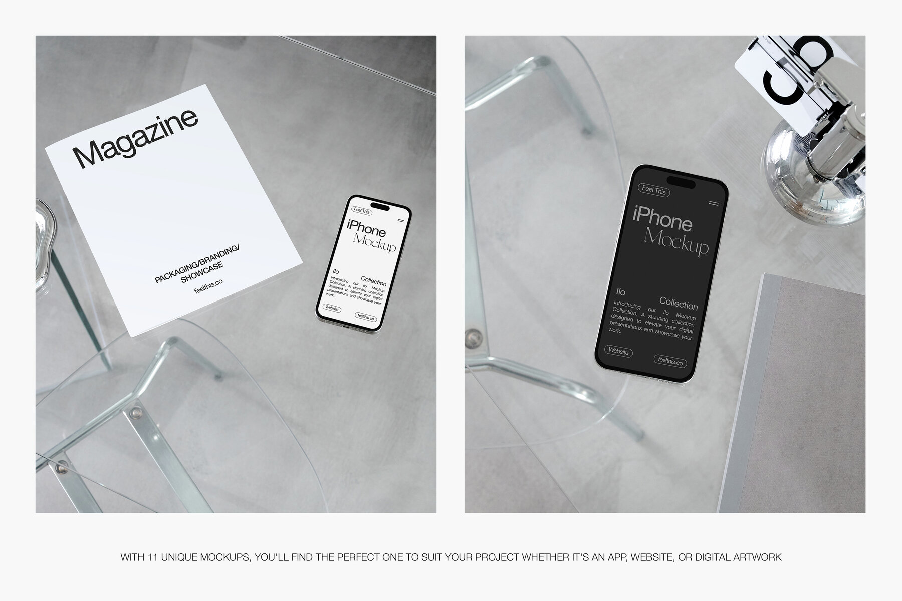 iPhone Magazine and iPad Mockups for Photoshop PSD 4