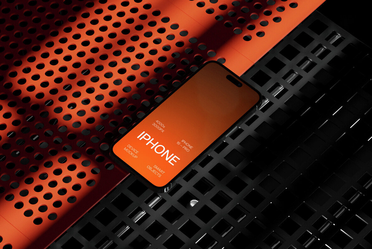 iPhone 16 Pro Mockups Set 2