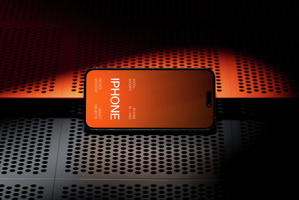 iPhone 16 Pro Mockups Set 7