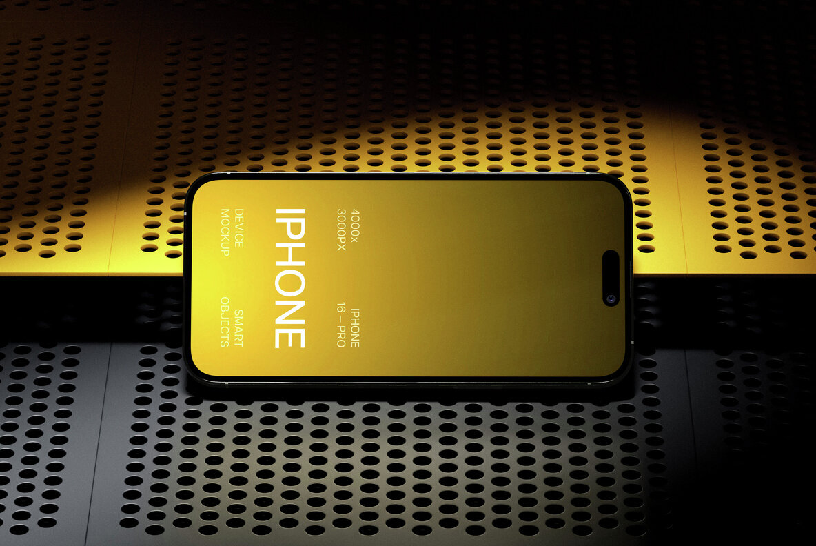 iPhone 16 Pro Mockups Set 8