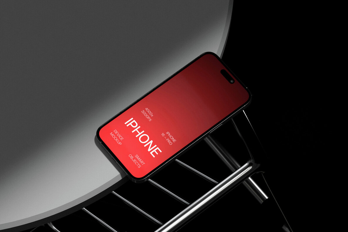 iPhone 16 Pro Mockups Set 11