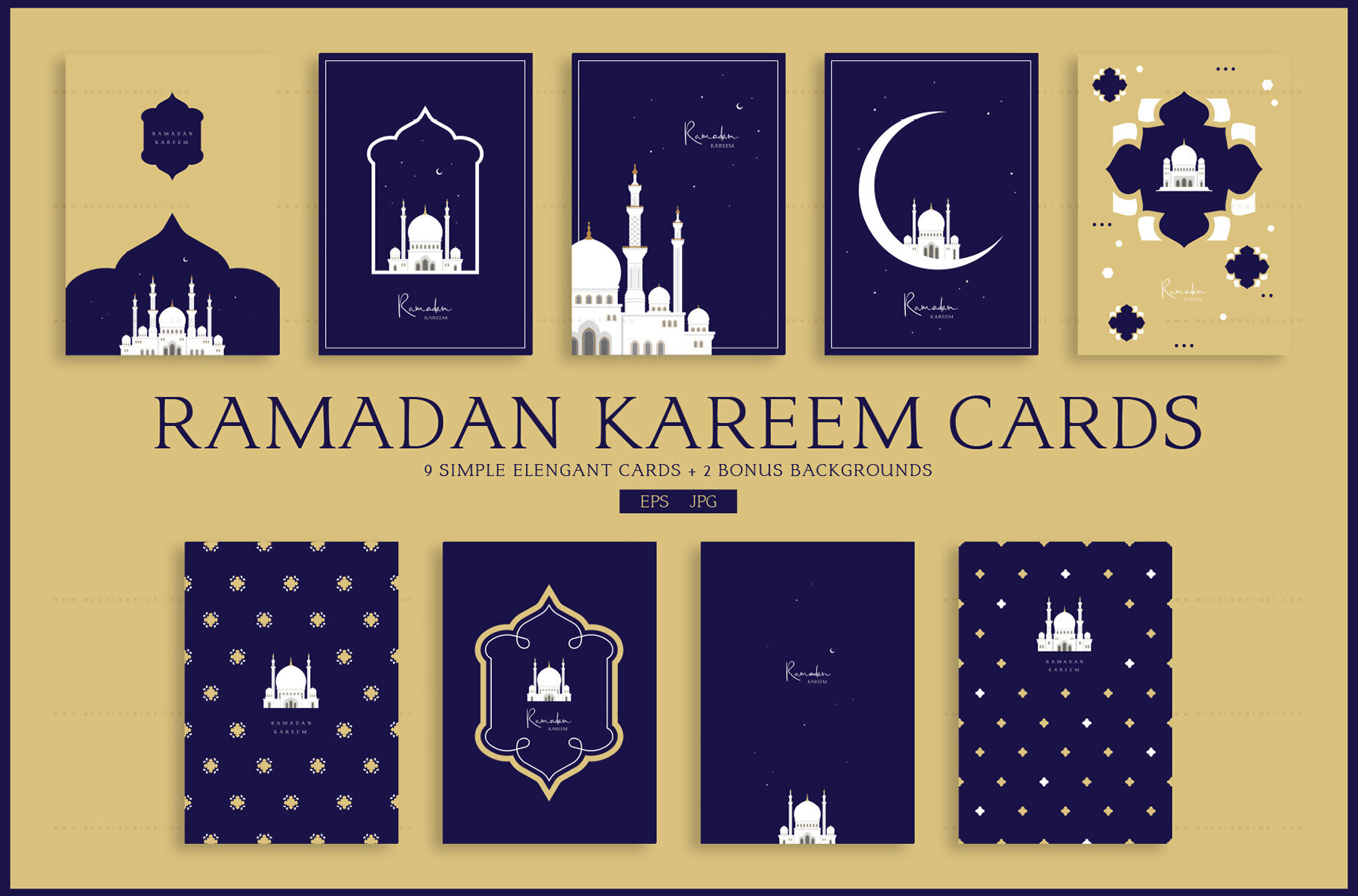 Ramadan Kareem Cards   Eid Al Fitr 1