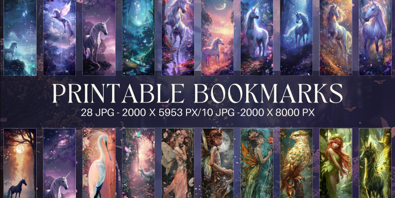 Fairy Bookmarks Printable