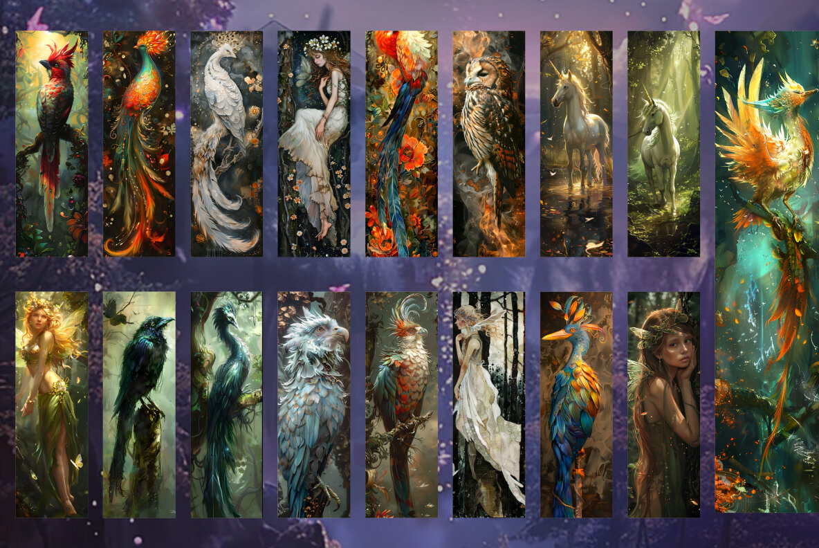 Fairy Bookmarks Printable 2