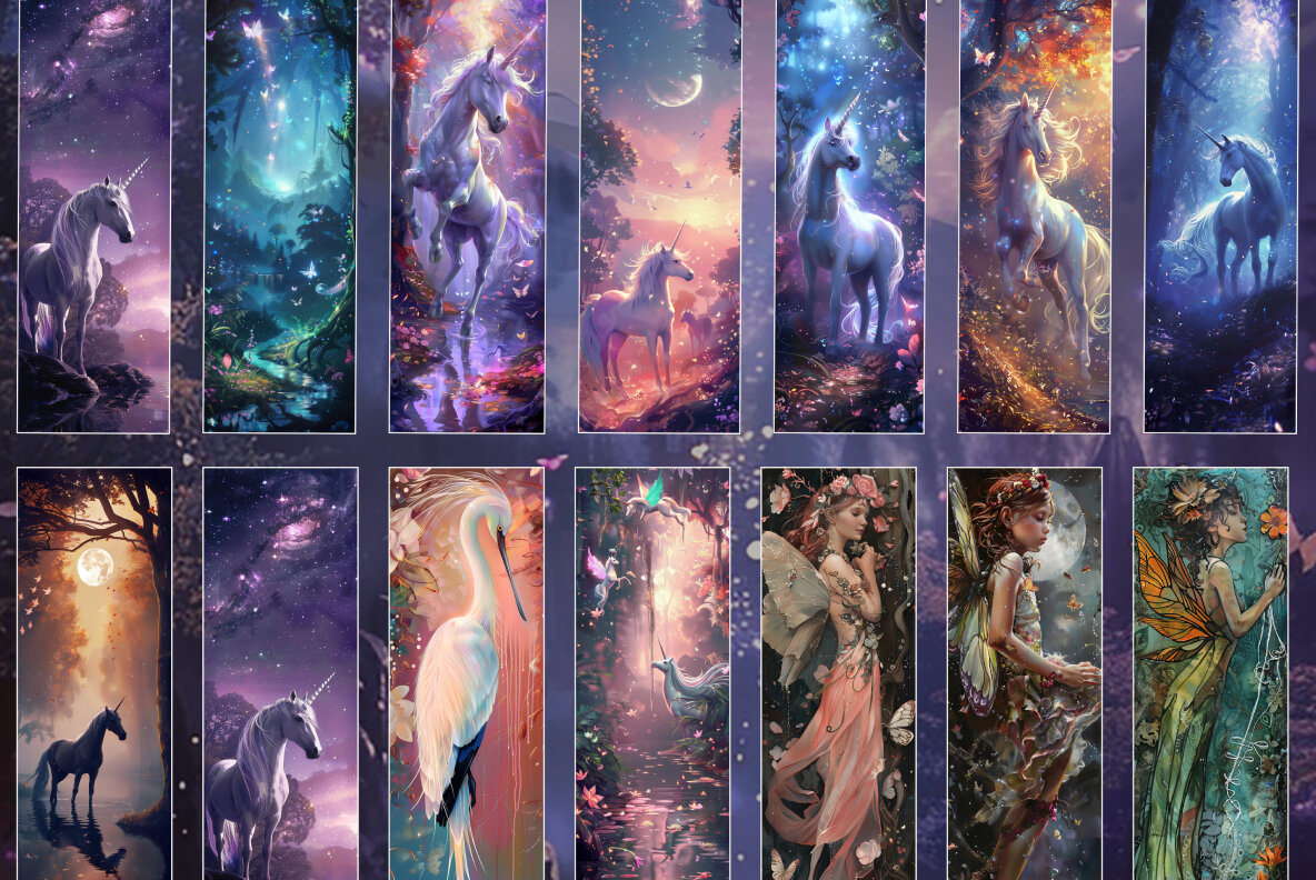 Fairy Bookmarks Printable 4